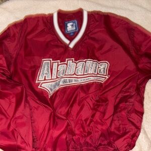 Vintage Alabama stater jacket pullover crimson tide